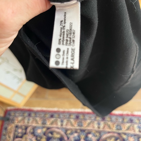 Three Dots Tank Dress Size XL in Black - Picture 2 of 3